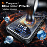 Full Body Protection Magsafe Shockproof With Tempered Glass Case for iPhone 16 15 Series