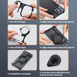 Metal Protective Cell Phone Cover with 360° Rotation Ring Magsafe Phone Case for iPhone 16 Series