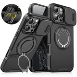 Armor Slide Camera Protection Magsafe Magnetic Wireless Charging Case For iPhone 16 15 14 13 Series