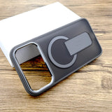 Magsafe Wireless Charging With Stand Shockproof Armor Matte Case For iPhone 17 16 15 14 13 Series