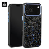 Forged Carbon Fiber Magsafe Metal Camera Lens and Buttons Magnetic Phone Case for iPhone 17 Series