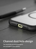 Brushed Carbon Fibre Full Lens Protect Magsafe Case For iphone 16 Series