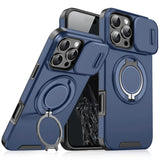 Armor Slide Camera Protection Magsafe Magnetic Wireless Charging Case For iPhone 16 15 14 13 Series