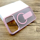 Magsafe Wireless Charging With Stand Shockproof Armor Matte Case For iPhone 17 16 15 14 13 Series