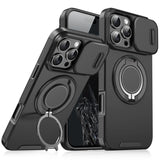 Armor Slide Camera Protection Magsafe Magnetic Wireless Charging Case For iPhone 16 15 14 13 Series