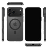 Matte Ultra Thin Clear For Magsafe Wireless Charge Case For iPhone 17 16 15 14 13 12 Series