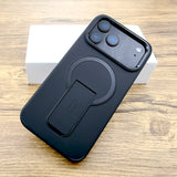 Magsafe Wireless Charging With Stand Shockproof Armor Matte Case For iPhone 17 16 15 14 13 Series