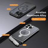 Aromatherapy Aluminum Alloy Magsafe Phone Case For iPhone 15 14 13 12 Series