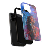 AI 3D Art Portrait of Ariana Grande Tough Phone Case for iPhone 15 14 13 12 Series
