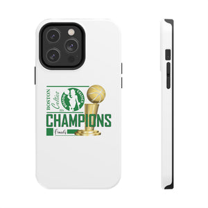 Boston Celtics 2024 NBA Champions Tough Phone Case for iPhone 15 14 13 12 Series