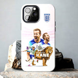 Harry Kane "The Dominant Lion" Tough Phone Case for iPhone 15 14 13 12 Series