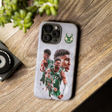 Milwaukee Bucks Giannis Antetokounmpo Tough Phone Case for iPhone 15 14 13 12 Series