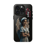 New "Nurses are the angels of care" Tough Phone Case for iPhone 15 14 13 12 Series