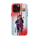 FC Barcelona Gavi Tough Phone Case for iPhone 15 14 13 12 Series