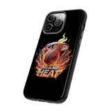 Miami Heat Tough Phone Case for iPhone 15 14 13 12 Series