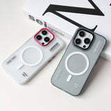 Trendy Wireless Charging MagSafe Shockproof Frosted Case for iPhone 15 14 13 Series