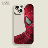 Marvel Movie Avengers Spider Man ShockProof Phone Case For iPhone 15 14 13 Series