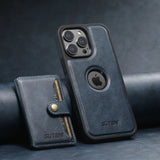 New Detachable Leather 2 in 1 Magnetic Magsafe Card Holder Phone Case For iPhone 15 14 13 12 Series