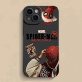 Marvel Movie Avengers Spider Man ShockProof Phone Case For iPhone 15 14 13 Series