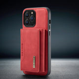 2 In 1 Detachable Magnetic Leather Wallet Case for iPhone 15 Series