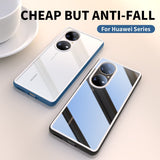 Lens Protection PC+TPU Transparent Case For Huawei P50 Mate 30 Series