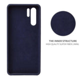 High Quality Soft Touch Silky Silicone Protective Case For Huawei Smartphone