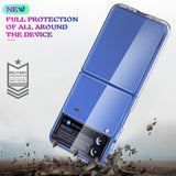 Clear Acrylic Anti Slip Protective Case for Samsung Galaxy Z Flip 3