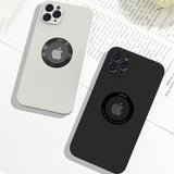 New High Quality Skin Feel Liquid Silicone Case Lens Protection for iPhone 12 11 Series