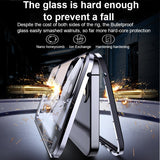 New 360° Full Protection Magnetic Adsorption Metal Glass Phone Case For iPhone 13 12 11 Series