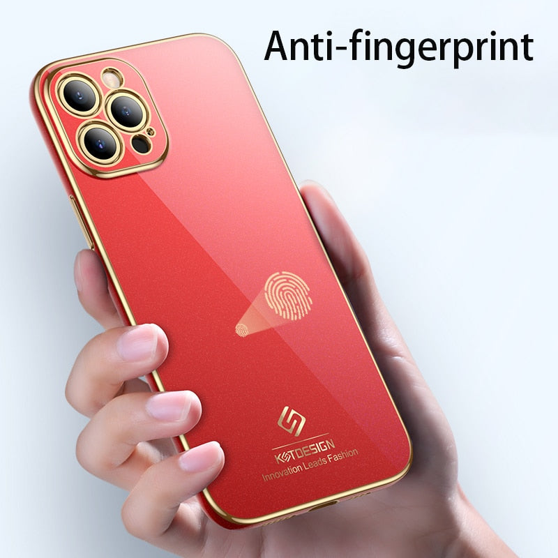 Luxury Camera Lens Protection Shockproof Silicone Soft Gold Plating Ph ...