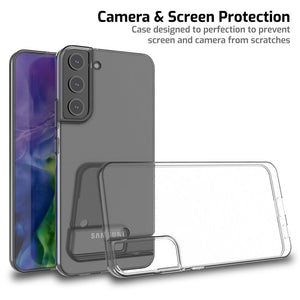 Transparent Silicone Case for Samsung Galaxy S22 Plus Ultra 5G