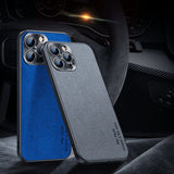 Luxury Microfiber Shockproof Protect Case For iPhone 13 12 Series