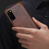 Leather Horse Skin Phone Case For Samsung Galaxy S20 Note 20 Ultra/Plus S20FE