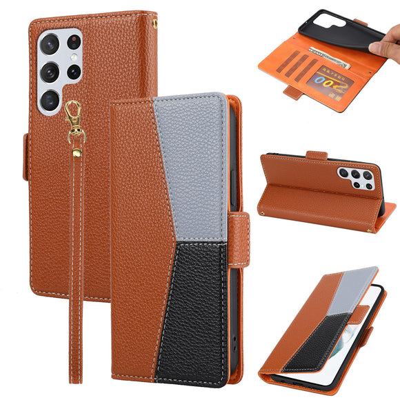 Flip Leather Wallet Card Holder Book Stand Case for Samsung Galaxy S22 S21 S20 Note 20 Ultra Plus