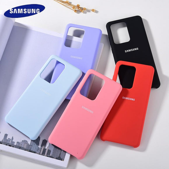 Liquid Silicone Original Samsung Galaxy S20 Series Half-wrapped Case High Quality