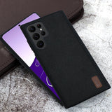 Luxury Fabric TPU Shockproof Case For Samsung 22 Ultra Plus