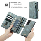 Leather Wallet Card Case for Samsung Galaxy S21 S20 Note 20 Series