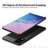 Slim Hard PC Case Matte Armor Plastic Hard Protective Back Cover for Galaxy Note20 Series