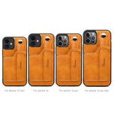 Leather Wallet Case Stand Feature with Wrist Strap for iPhone 13 12 Series