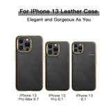 Premium Leather Slim Case for iPhone 13 12 Series