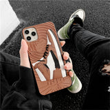 Luxury 3D Hot Luminous Sneakers 3D Silicon Phone Case for iphone 12 11 Series