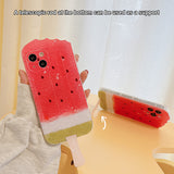 Summer Watermelon Popsicle Bracket Case for iPhone 13 12 11 Pro Max