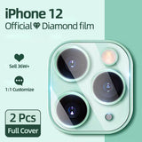 2PCS 3D Back Lens Protective Glass Screen Protector For iPhone 12 11 Series