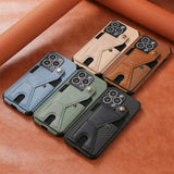 Carbon Fiber Leather Wallet Case for iPhone 13 12 11 Series