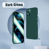 Front Tempered Glass Hard Back Case for iPhone 13 12 11 Pro Max