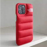 Fashion Brand Down Jacket Puffer Soft Silicone Case For iPhone 12 11 Series