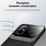 Hard Tempered Glass With Stand Ring Leather Case For Samsung Note 20 & S20 Series