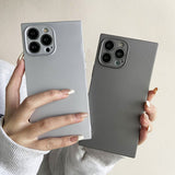 Square Matte Fashion Case for iPhone 13 12 11 series