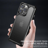 Armor Carbon Fiber Transparent Armor Case for iPhone 13 series