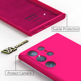 High Quality Silky Silicone Case for Samsung S22 S21 Ultra Plus FE